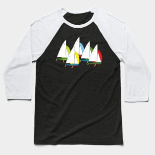 Thistle Sailboat Baseball T-Shirt